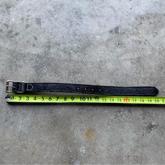 Vintage Dog Collar Hand-tooled Leather Eagle - Picture 5 of 10